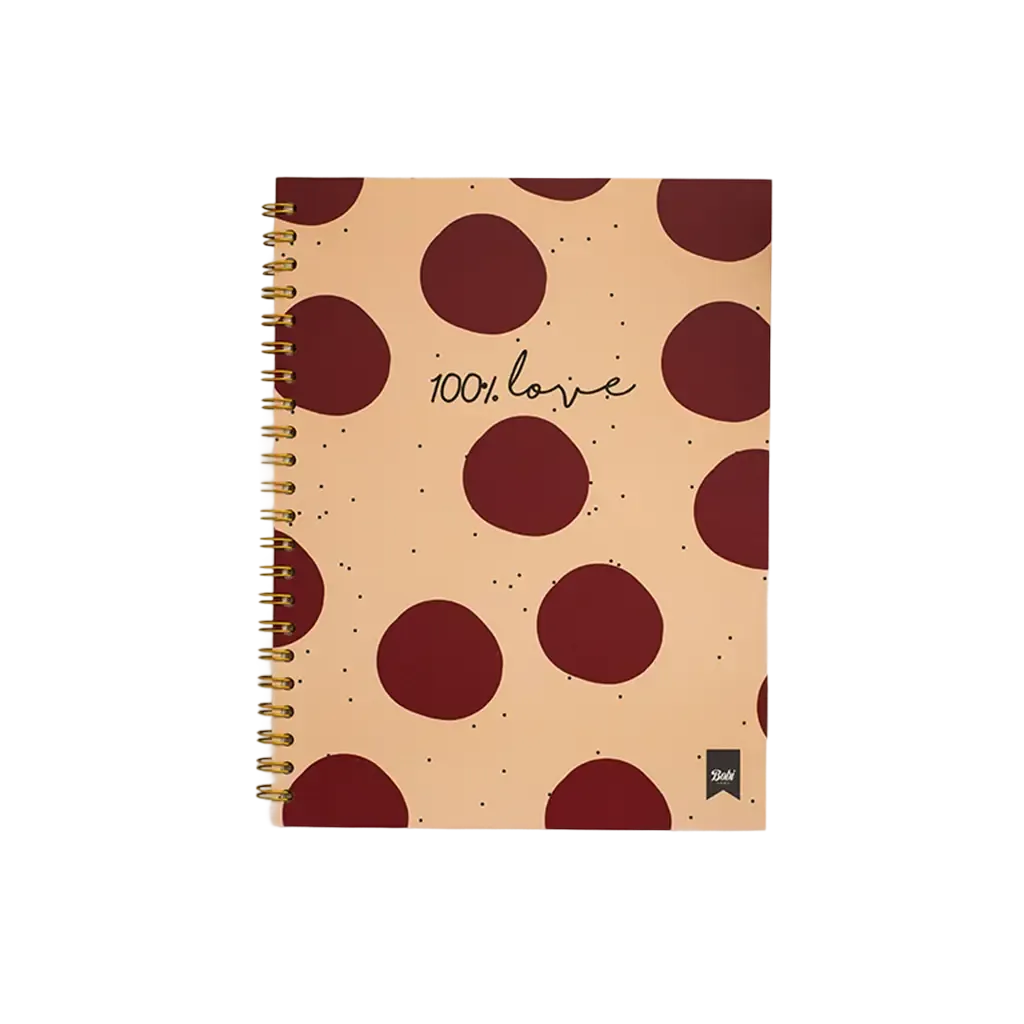 BOBI HOME SVESKA A4 SPIRALA